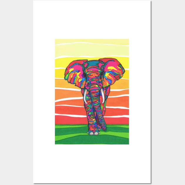 African Elephant Wall Art by SpencerHart